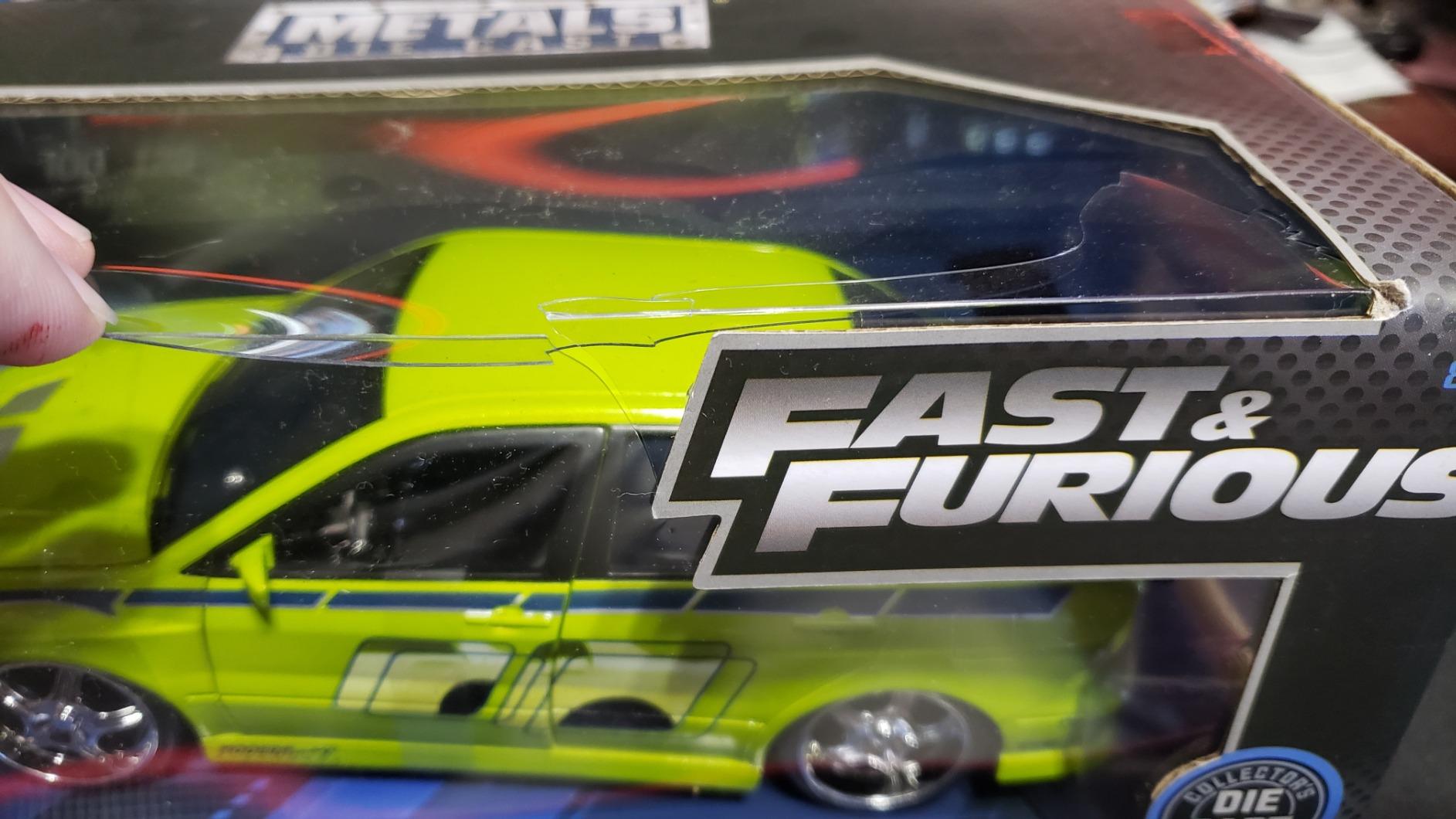 Jada Toys Fast & Furious 1:24 Brian's Mitsubishi Lancer Evolution VII Die-cast Car, Toys for Kids and Adults, Lime Green (99788) customer photo 1