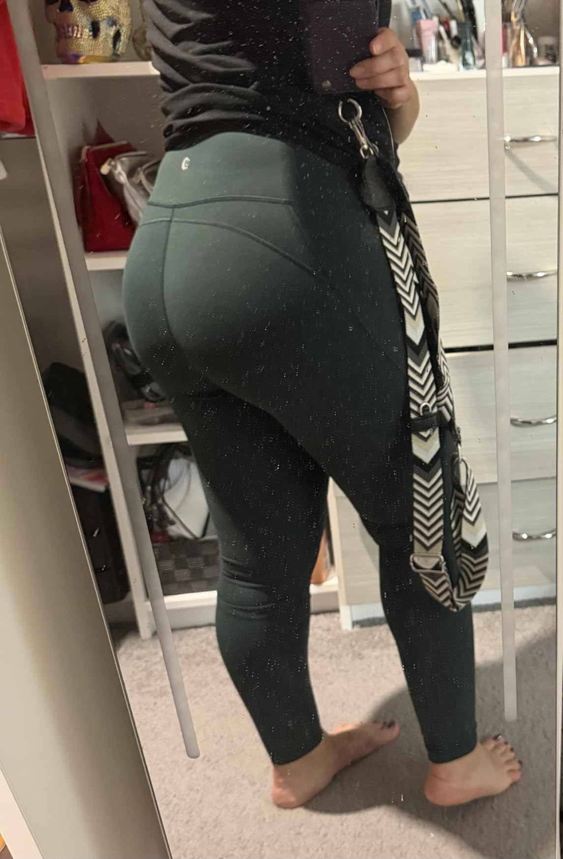 IUGA Tummy Control Leggings with Pockets for Women Workout Yoga Pants customer photo 2