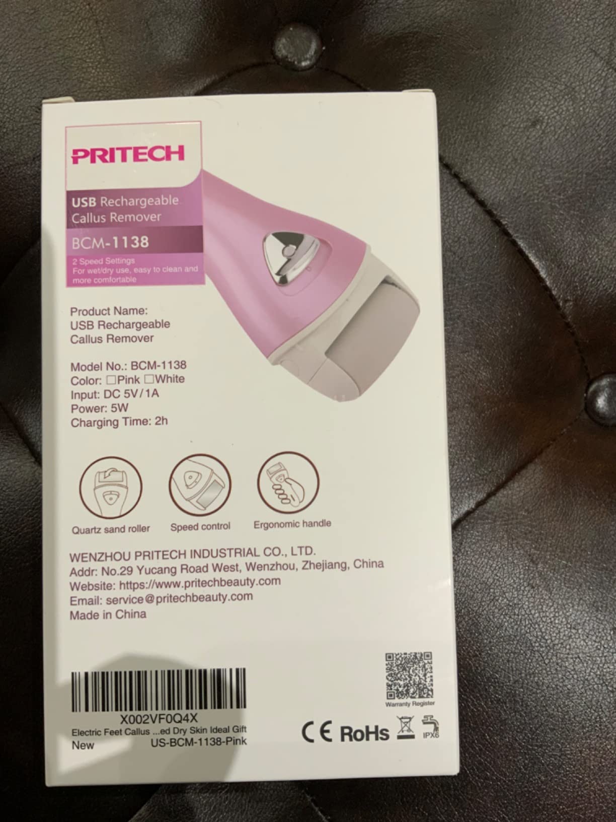Electric Foot Callus Remover, Rechargeable Foot File for Dead Skin Care | Portable Electronic Pedicure Kit, Waterproof Hard Skin Scraper Tool with 3 Roller Heads for Cracked Heels & Home Spa customer photo 2