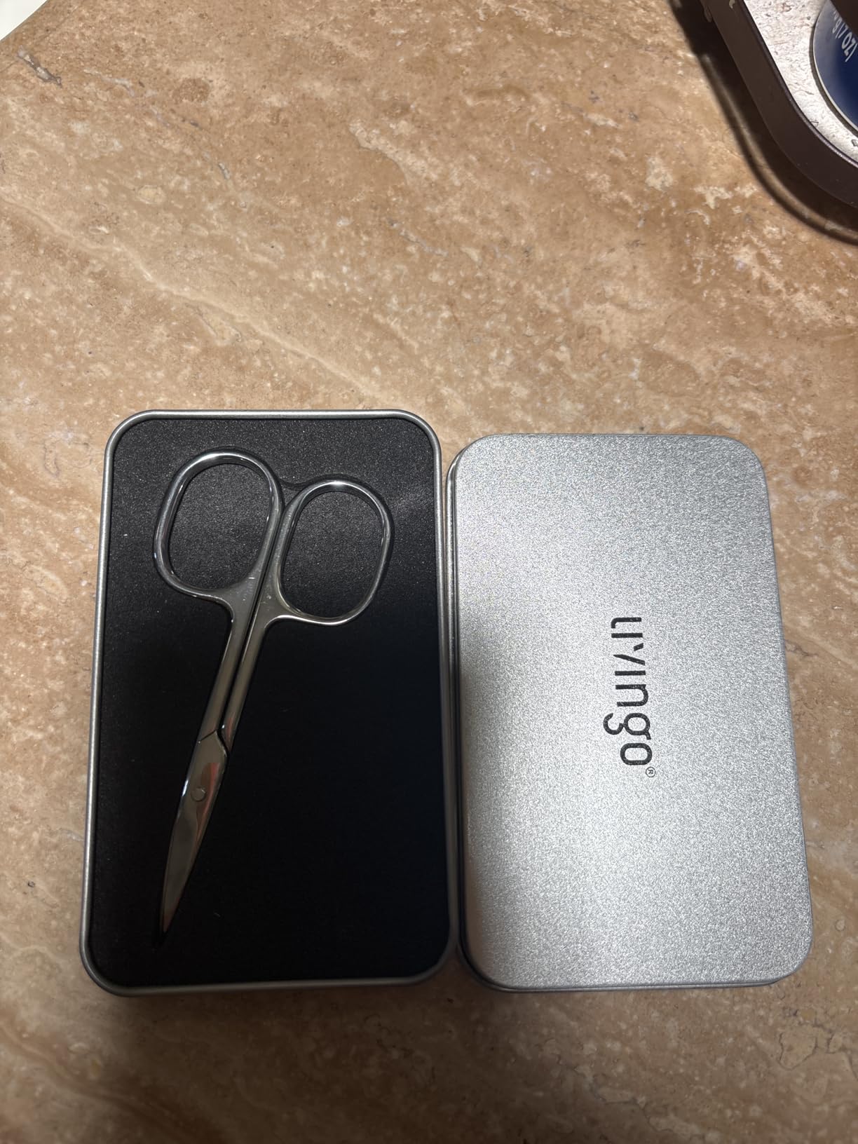 LIVINGO Premium Nail Scissors Stainless Steel Curved Manicure Cuticle Tool | Sharp Pointed Tip, Multi-purpose Beauty Grooming, Pedicure, Toenail, Eyebrow Eyelash Dry Skin Trimming customer photo 1