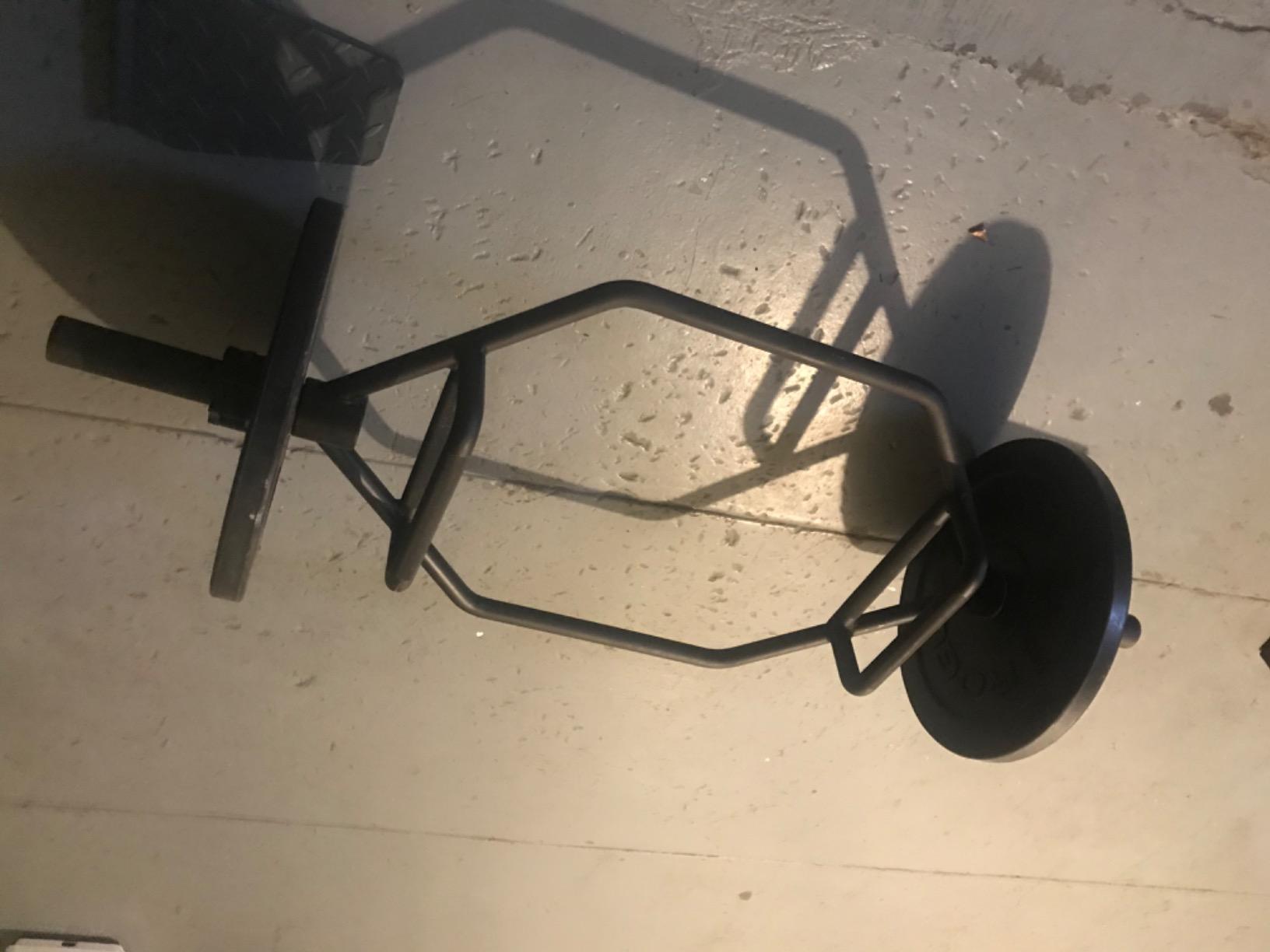 Synergee 20kg and 25kg Chrome or Black Olympic Hex Barbell Trap Bar with Rotating, Flat or Raised Handles for Squats, Deadlifts, Shrugs customer photo 1