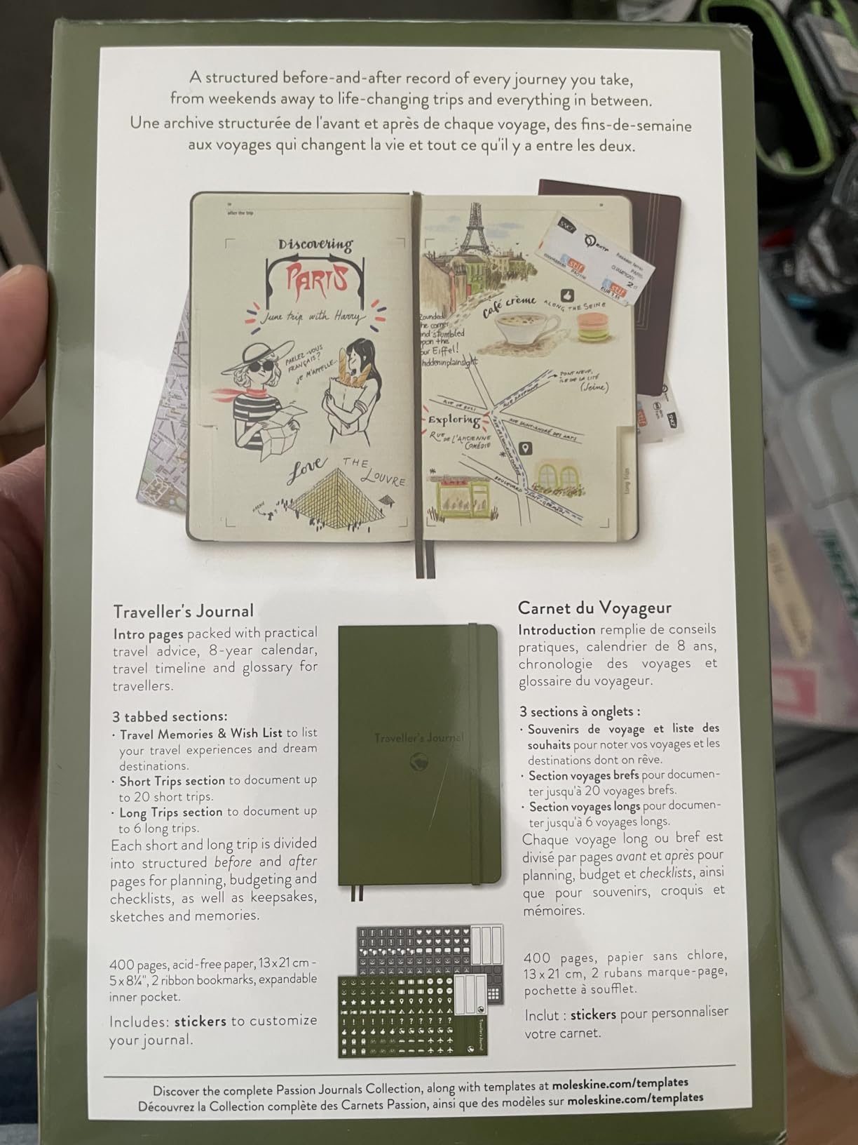 Moleskine Passion, Travel Journal, Large, Boxed/Hard Cover (5 x 8.25) | Large 5