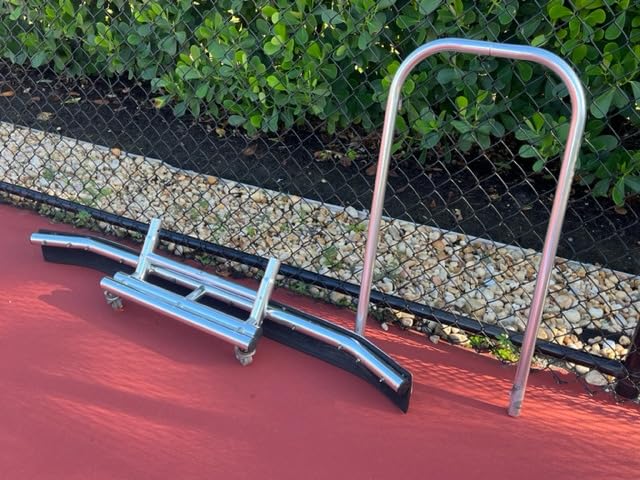 Vermont Rain Shuttle Tennis Court Squeegee | Lightweight Aluminum - 5ft EVA Foam Blade | Heavy Duty Water Remover customer photo 2