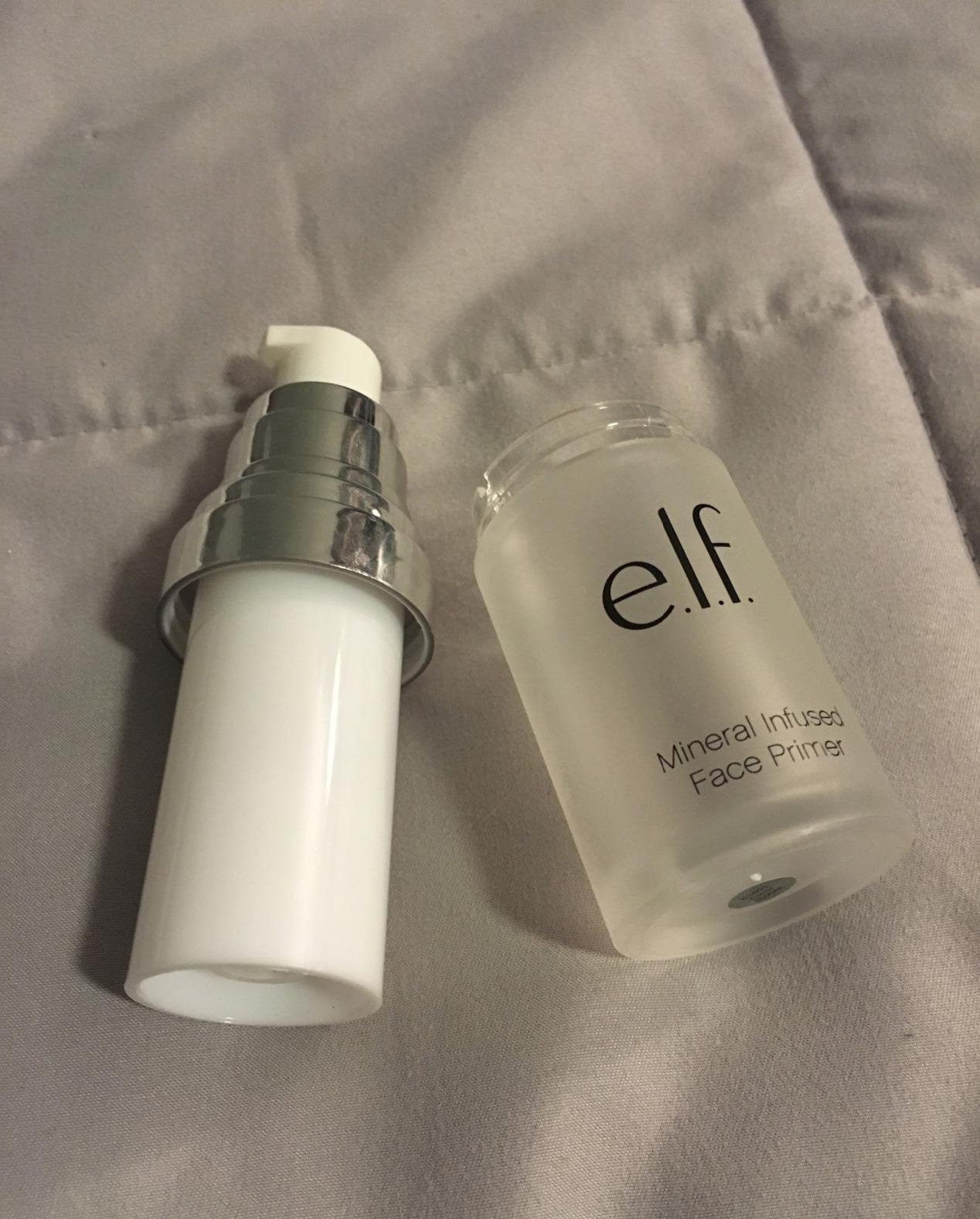 e.l.f. Mineral Infused Face Primer, Primer For A Smooth Foundation Base, Fills In Fine Lines & Refines Complexion, Vegan & Cruelty-free, Large customer photo 1