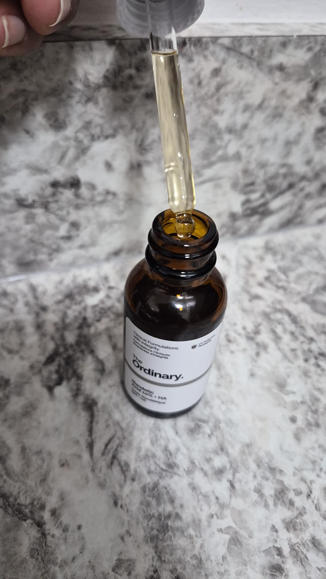 The Ordinary Mandelic Acid 10% + Hyaluronic Acid, Gentle Exfoliating Serum for Clarity and Hydration, 1 Fl Oz customer photo 1