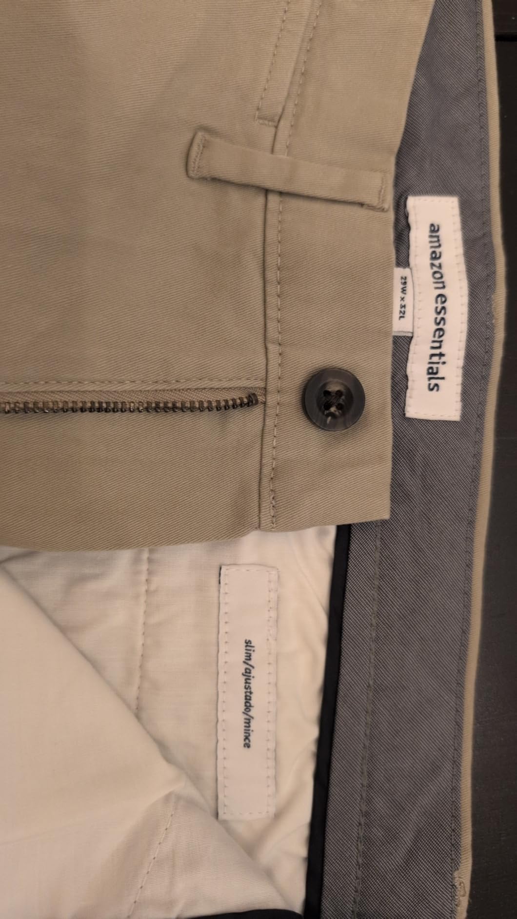 Amazon Essentials Men's Slim-Fit All-Day Stretch Casual Chino Pant customer photo 1