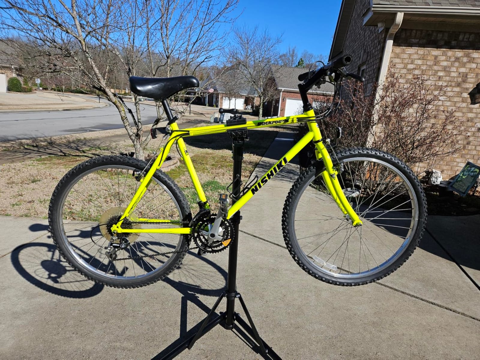 CXWXC Bike Repair Stand -Shop Home Bicycle Mechanic Maintenance Rack customer photo 1