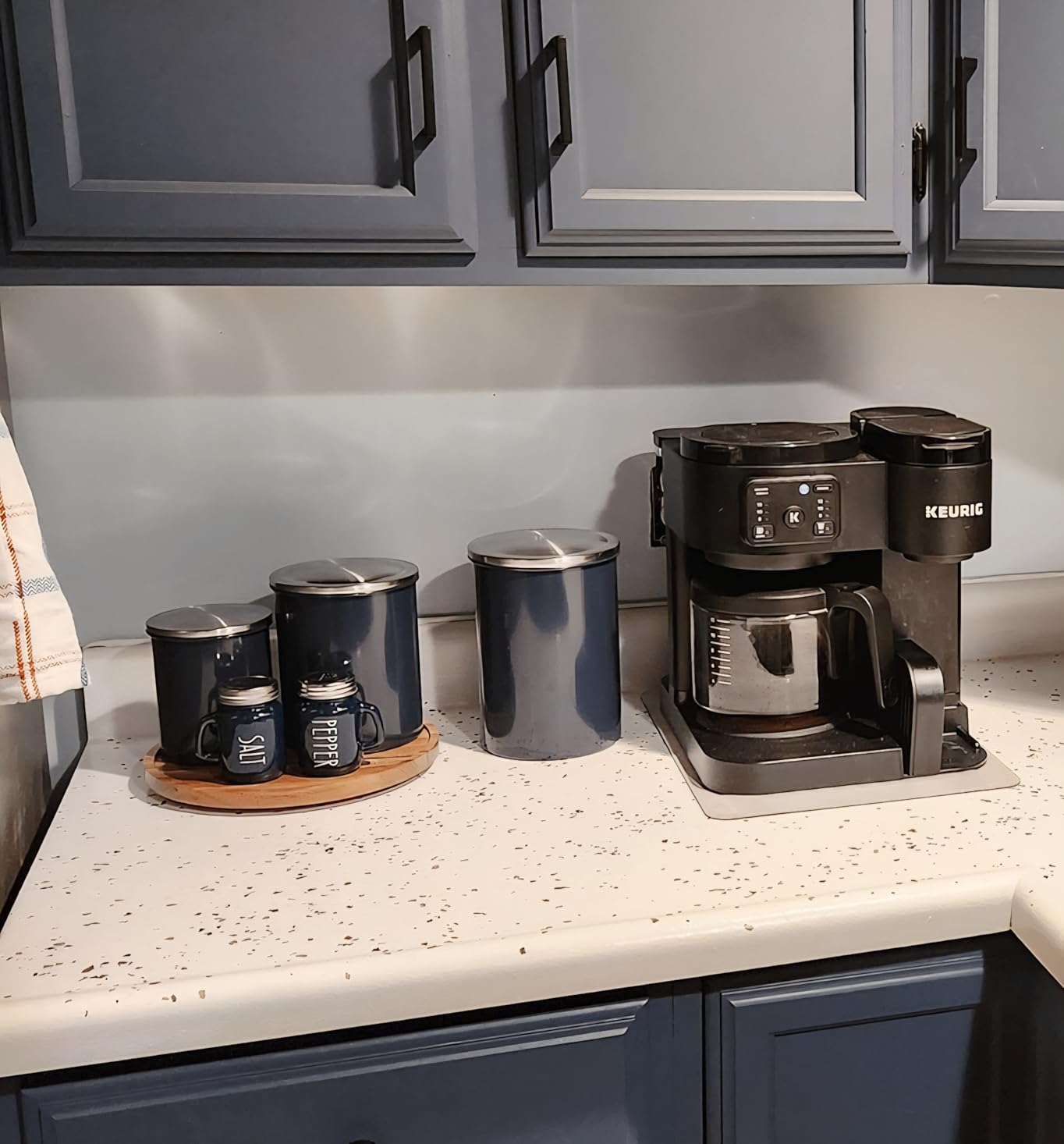 Mixpresso 3-Pcs Black Canisters Set for Kitchen Storage Airtight Jars with See-Through Window customer photo 1
