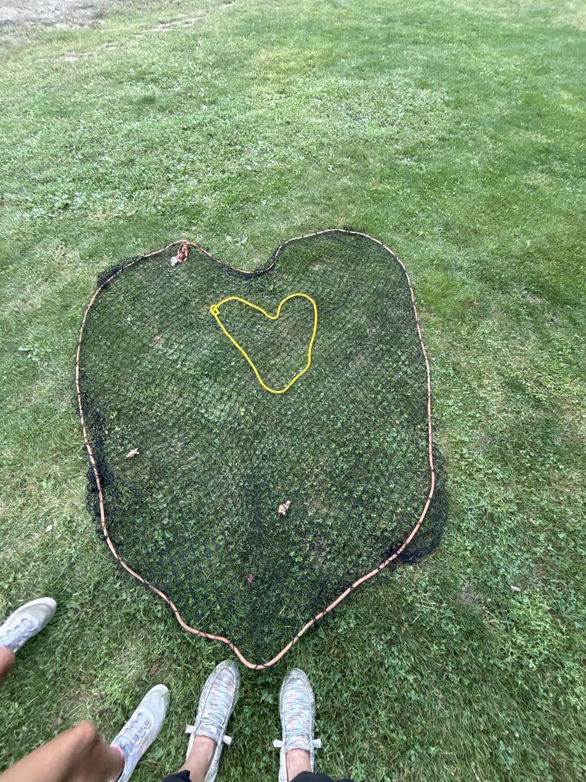 Texas Haynet - Durable Round Bale Feeder for Horses - UV Resistant Nylon Net (2 Pack) customer photo 2
