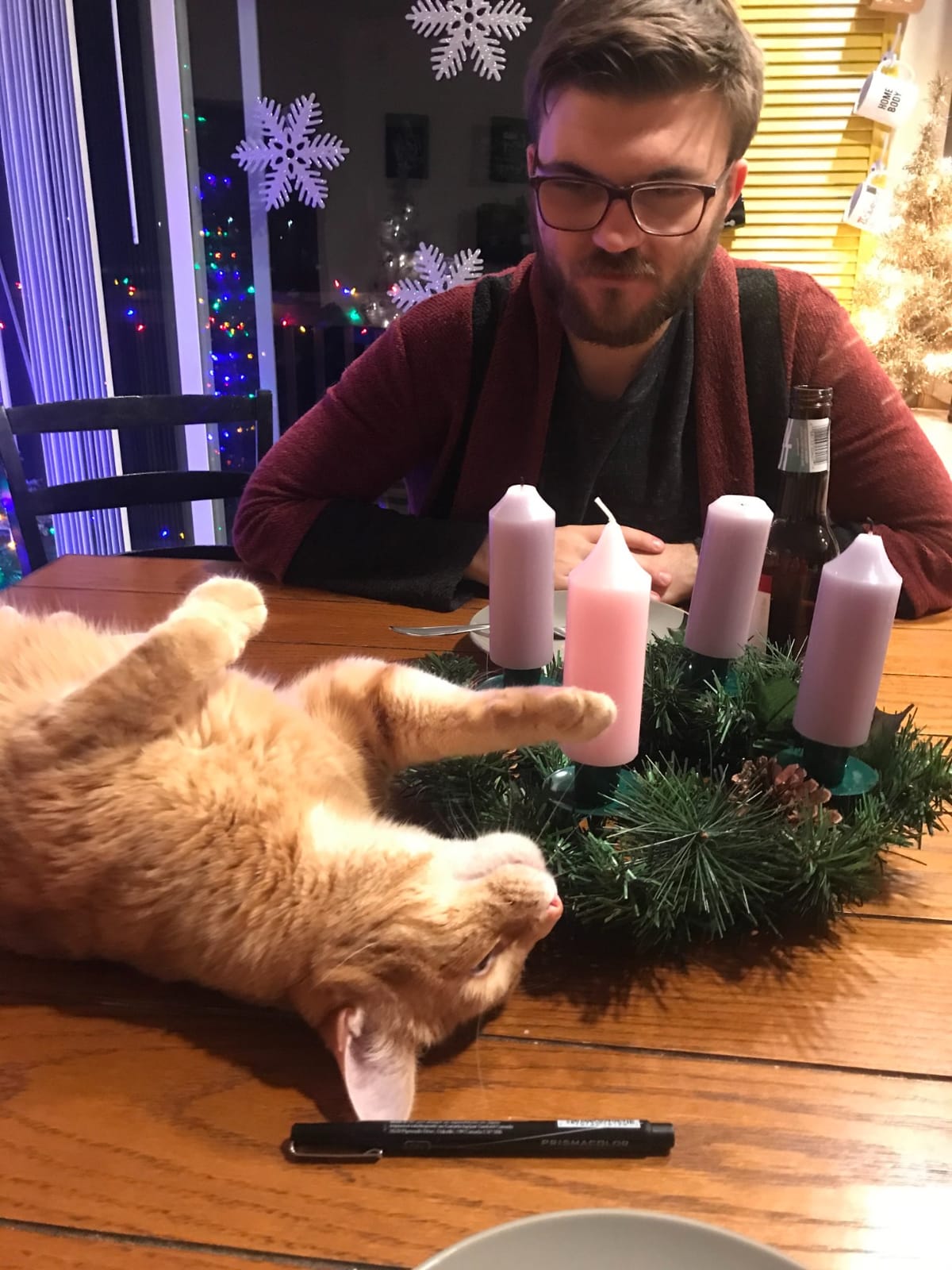 Holiday Traditions Advent Wreath by Vermont Christmas Company customer photo 2
