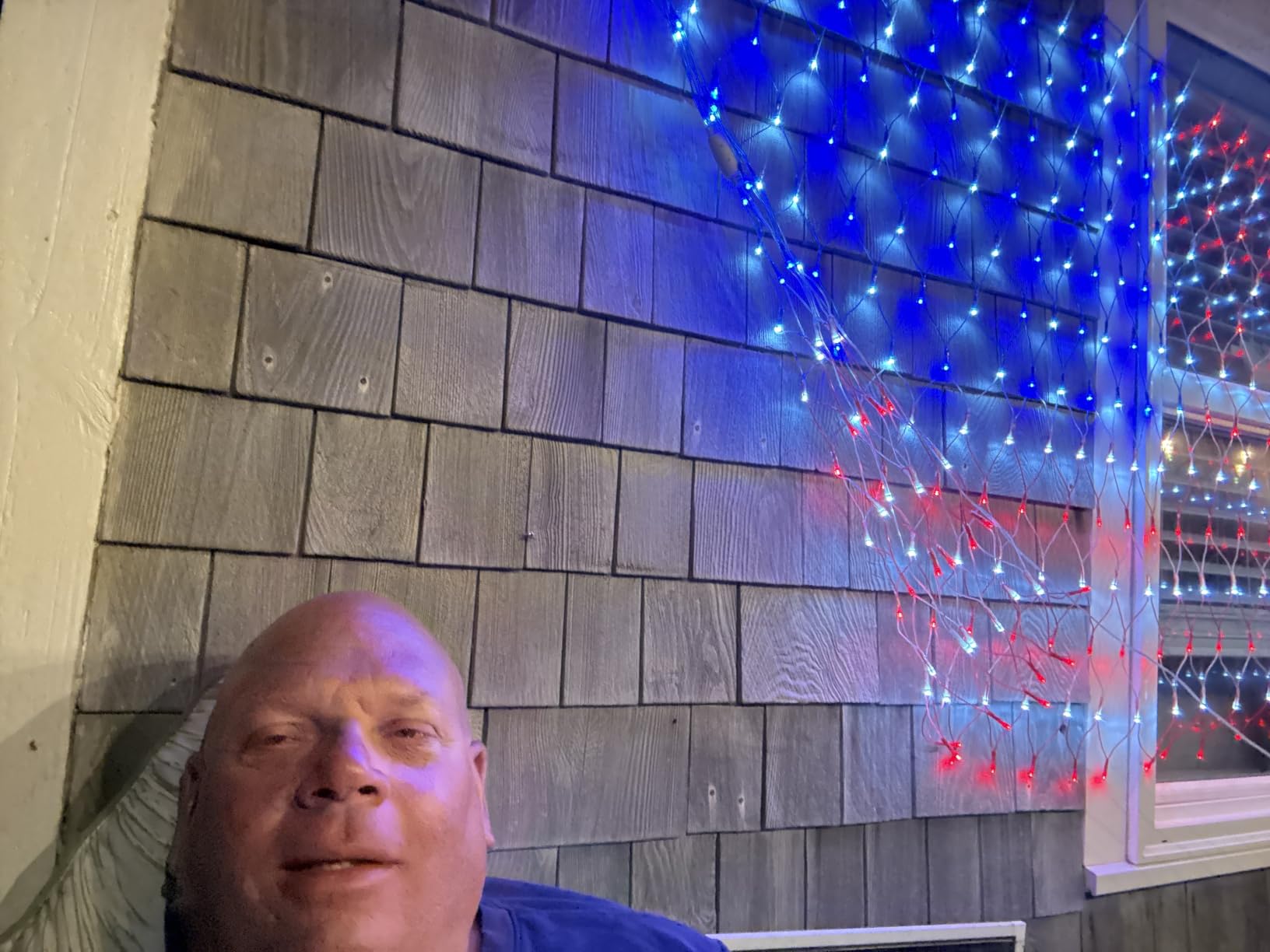 MZD8391 American Flag Lights, 420 LED Lighted Flag Light, Waterproof Outdoor | 6.54FT x 3.28FT, Super Bright USA Flag, 4th of July Light, Memorial Day, Independence Day Decor Holiday Christmas Decoration customer photo 2