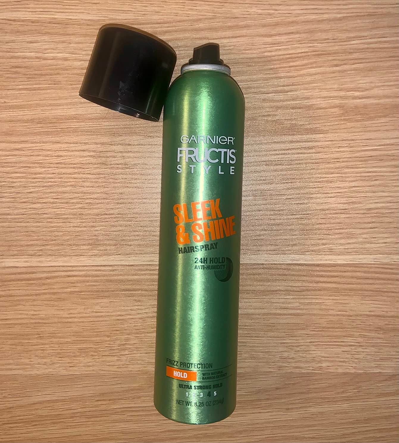 Garnier Fructis Sleek & Shine Hairspray, Provides 24-Hour Anti-Humidity and Frizz Control, Extra Strong Hold, Infused with Bamboo Extract for Ultra-Smooth Hair, 8.25 oz, 3 Count (Packaging May Vary) customer photo 2