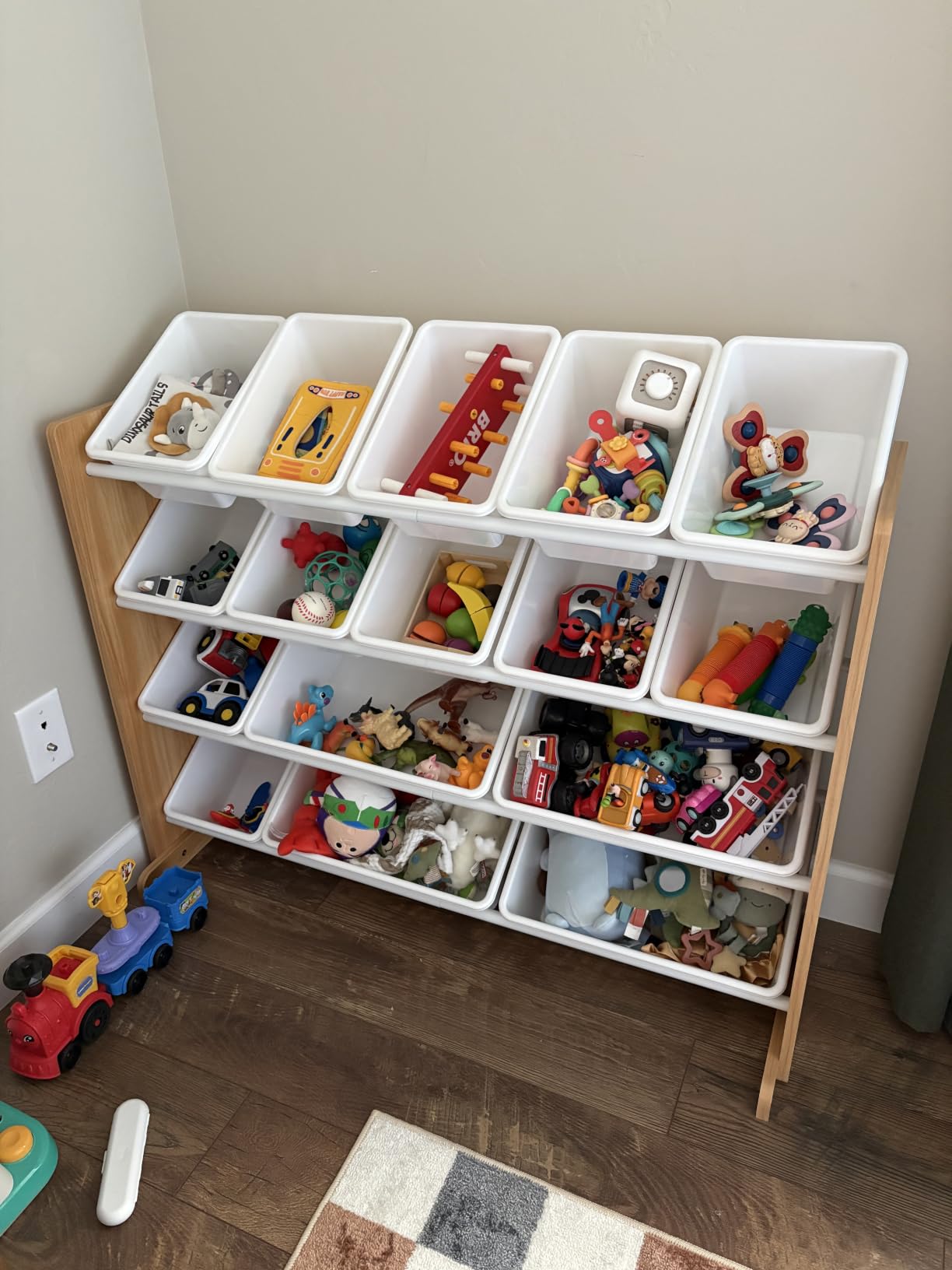 Humble Crew Kids Toy Organizer with 16 Bins, 4 Tier Storage for Playroom customer photo 1