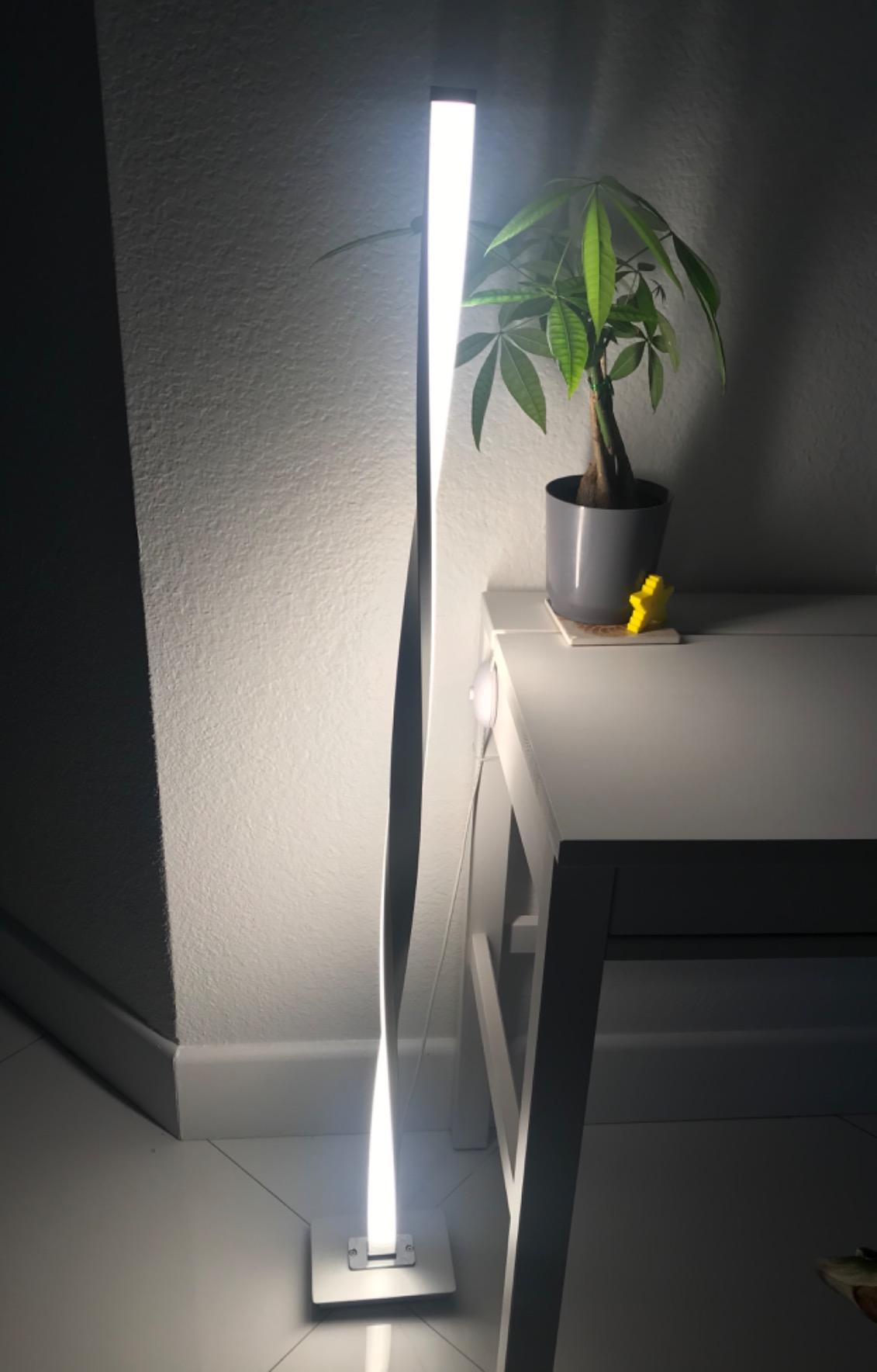 Brightech Helix LED Bright Floor Lamp for Living Rooms & Bedrooms, 48