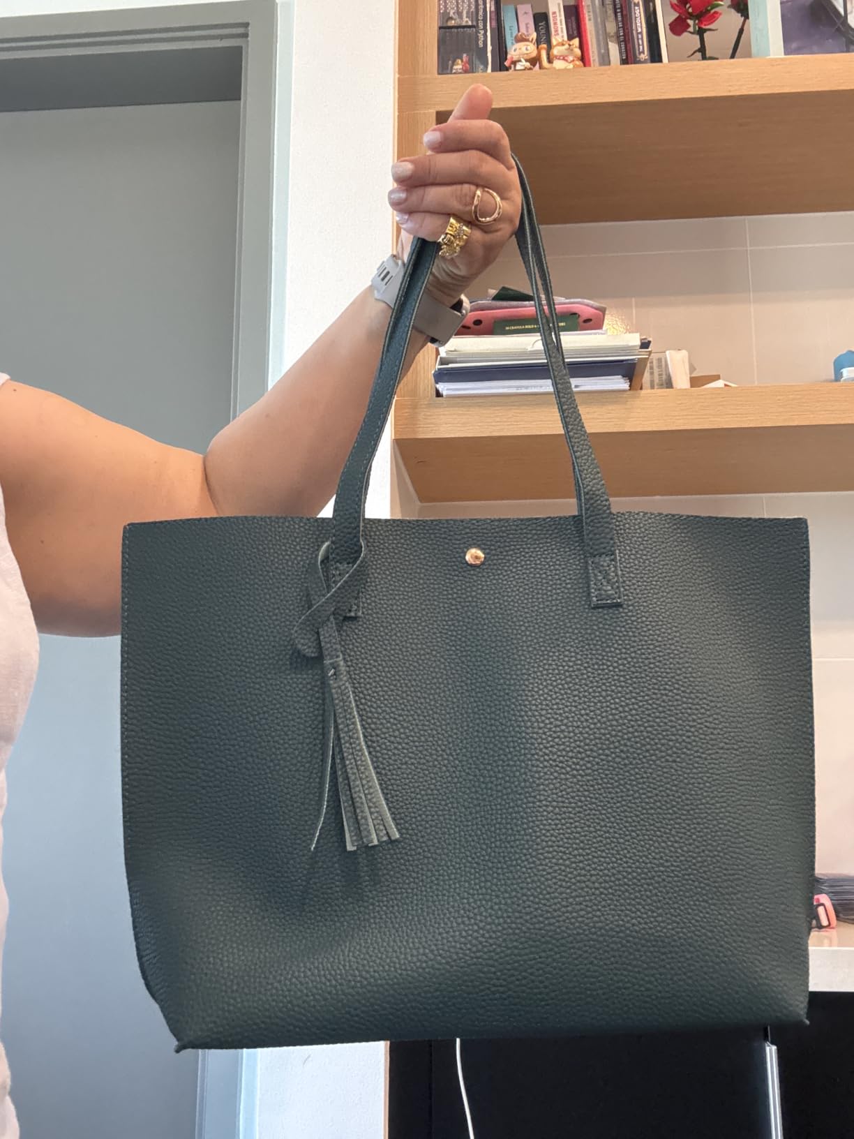 Dreubea Tassel Tote customer photo 2