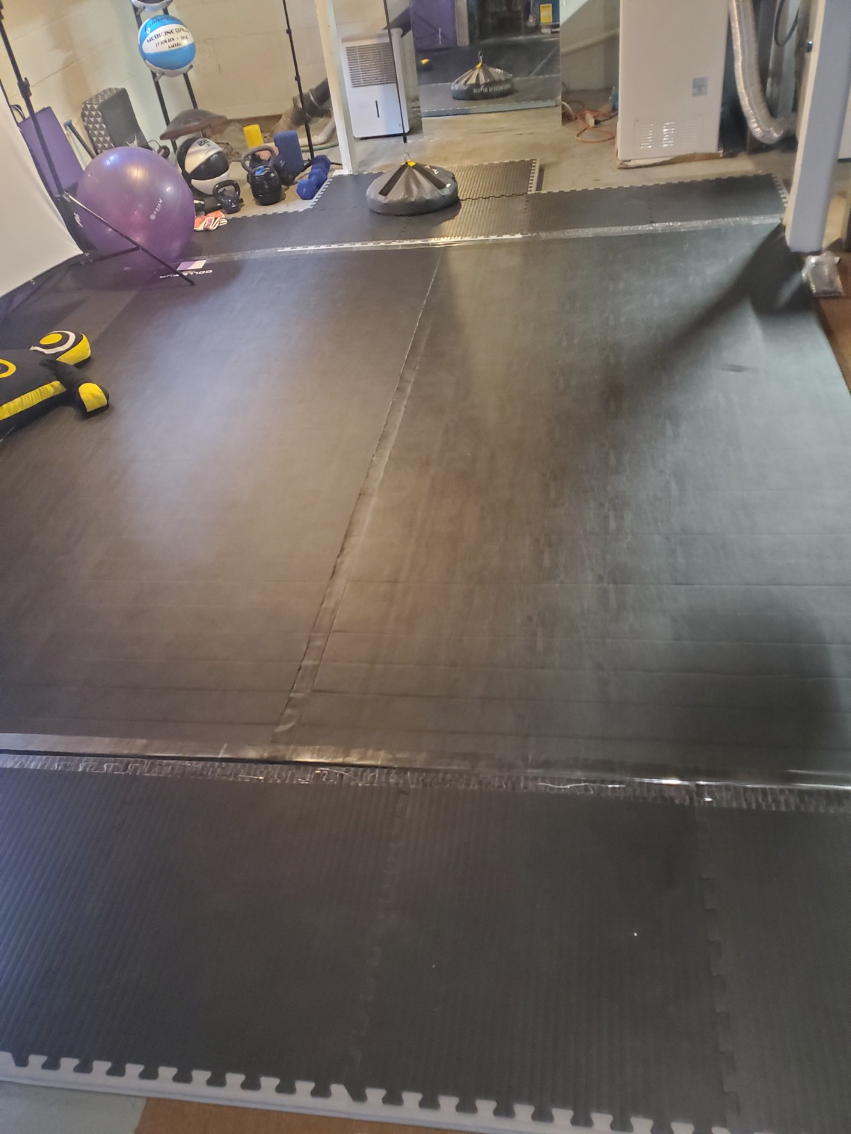 Dollamur 10’x10’x1.25” Wrestling Mat, Home Workouts, Exercise, FLEXI-Connect® customer photo 1