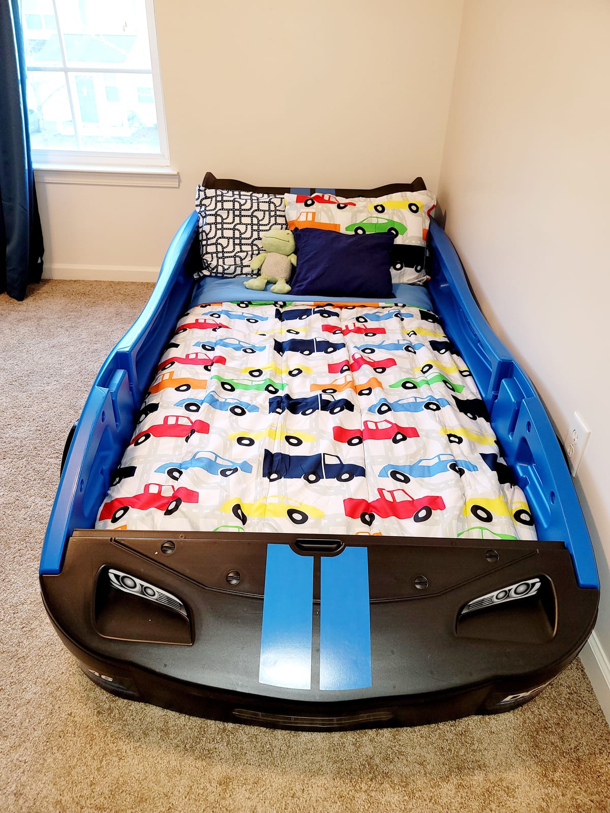 Delta Children Sport Race Car Twin Bed, Pink customer photo 2