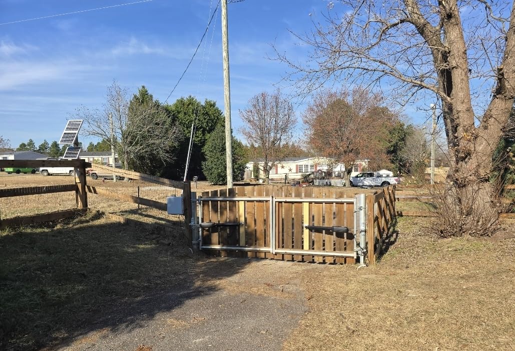 TOPENS AD8S Solar Dual Swing Gate Opener Heavy Duty customer photo 2