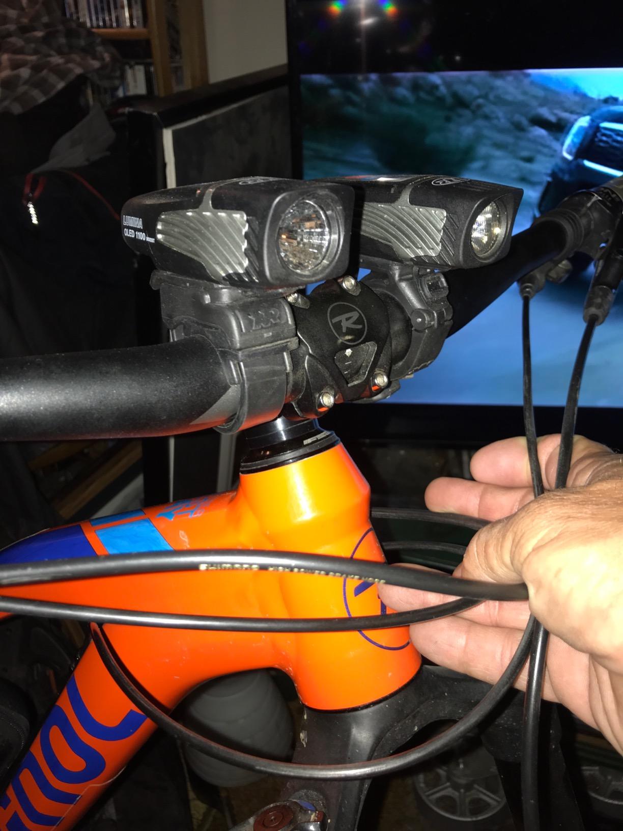 NiteRider Lumina OLED Boost 1200 Bike Light – OLED Display with Real-Time Runtime – 1200 Lumens – USB Rechargeable – Road, MTB & Commuter – IP64 Water Resistant customer photo 1