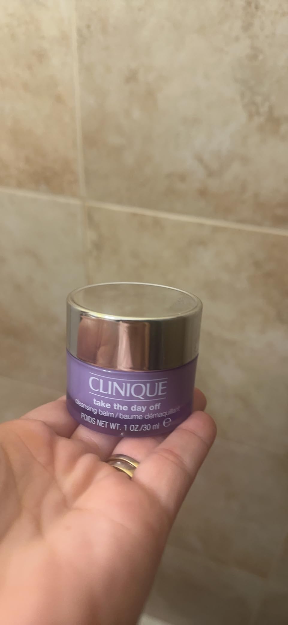 Clinique Take The Day Off Cleansing Balm Makeup Remover | Dissolves Face + Eye Makeup and Sunscreen | For All Skin Types customer photo 1