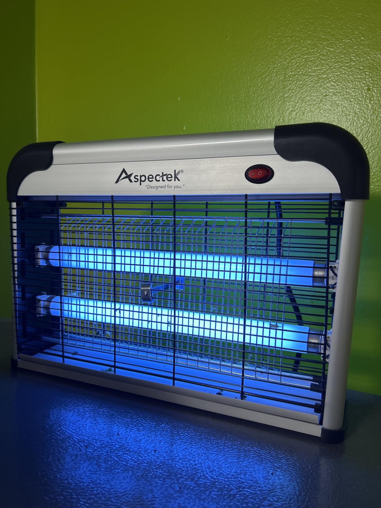 ASPECTEK 20W Bug Zapper, Electric Insect Killer for Indoor and Covered Outdoor, Mosquito, Fly and Moth Trap with Protective Mesh and Hanging Chain for Versatile Setup at Home, Patio and Garage customer photo 2