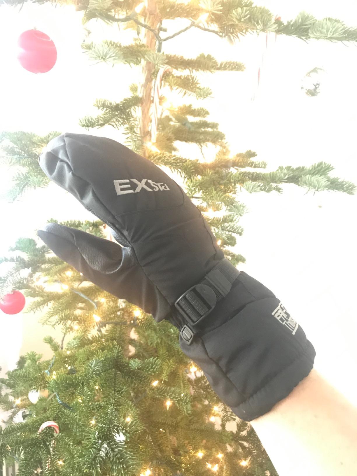 Ski Mittens for Men, Waterproof Warm 3M Thinsulate Winter Snowboard Mitts with Wrist Leashes customer photo 1