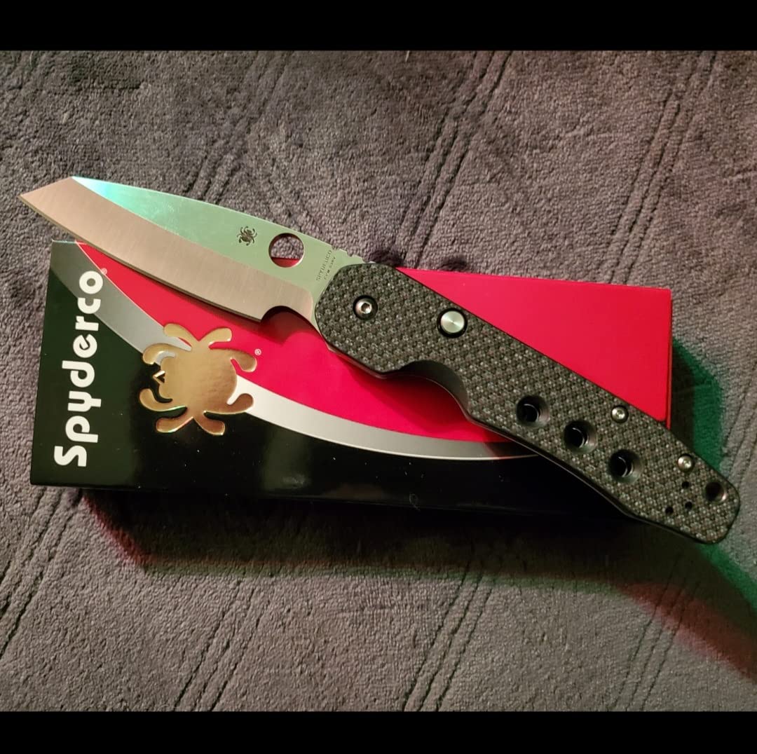 Spyderco Smock Folding Pocket Knife with 3
