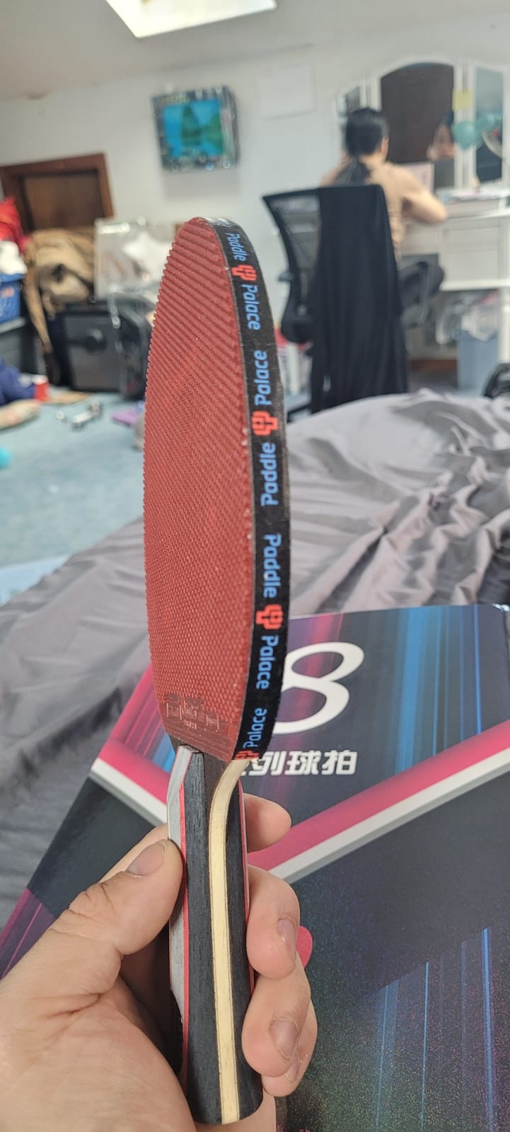 Butterfly 802 FL Shakehand Table Tennis Racket | China Series | Powerful Arylate/Carbon Blade and Rubber Combination with Racket Case | Recommended for Intermediate Level Players (B802FL) customer photo 1