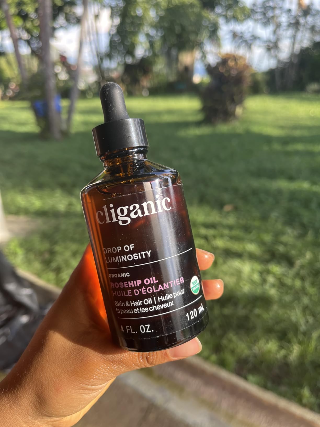 Cliganic Organic Rosehip Seed Oil for Face, 100% Natural Cold Pressed, 1oz customer photo 2