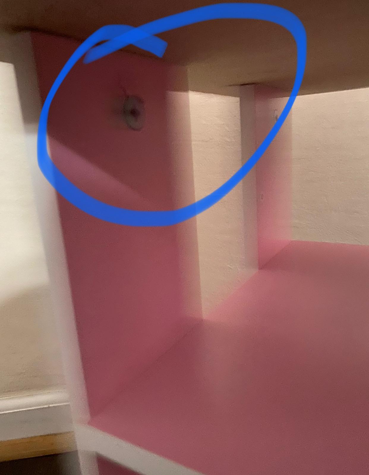 Furinno ANDREY Square Modern Side Table, End Table, Night Stand, Pink customer photo 2
