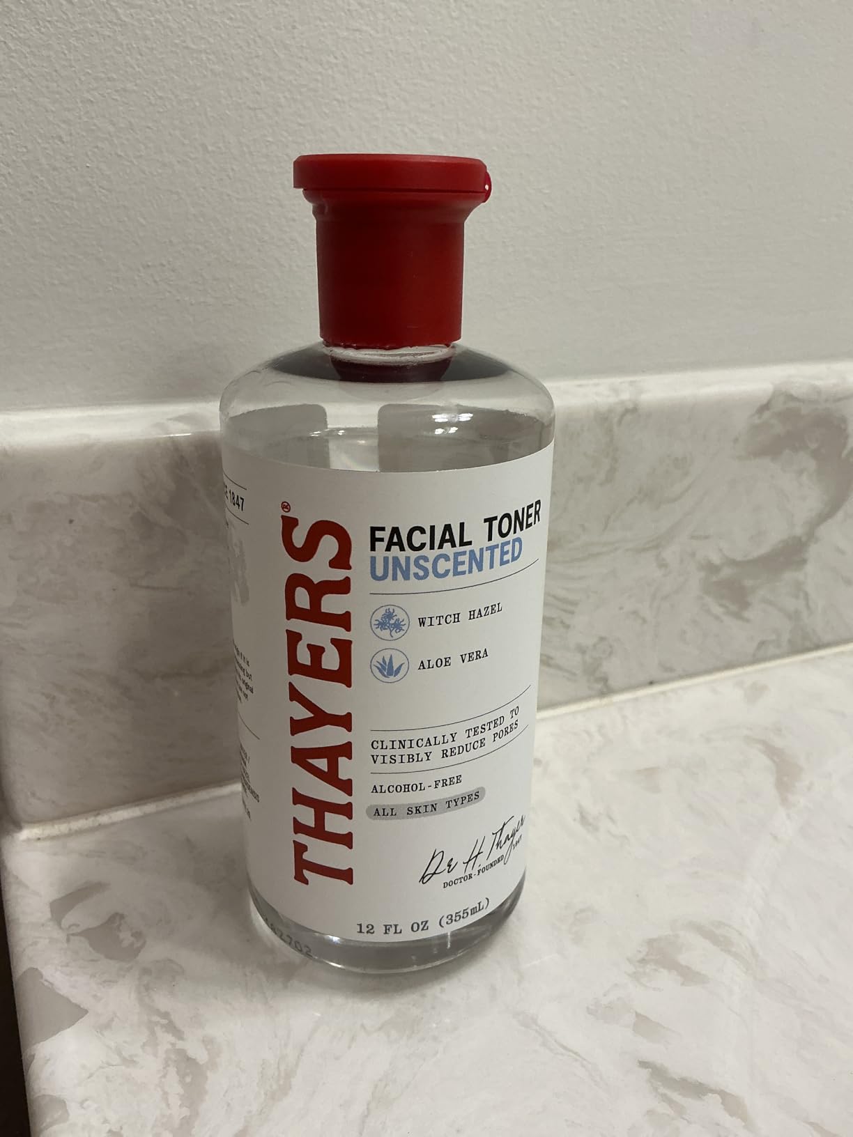 THAYERS Alcohol-Free, Hydrating Coconut Water Witch Hazel Facial Toner with Aloe Vera Formula, Vegan, Dermatologist Tested and Recommended, 12 Oz (Packaging May Vary) customer photo 2