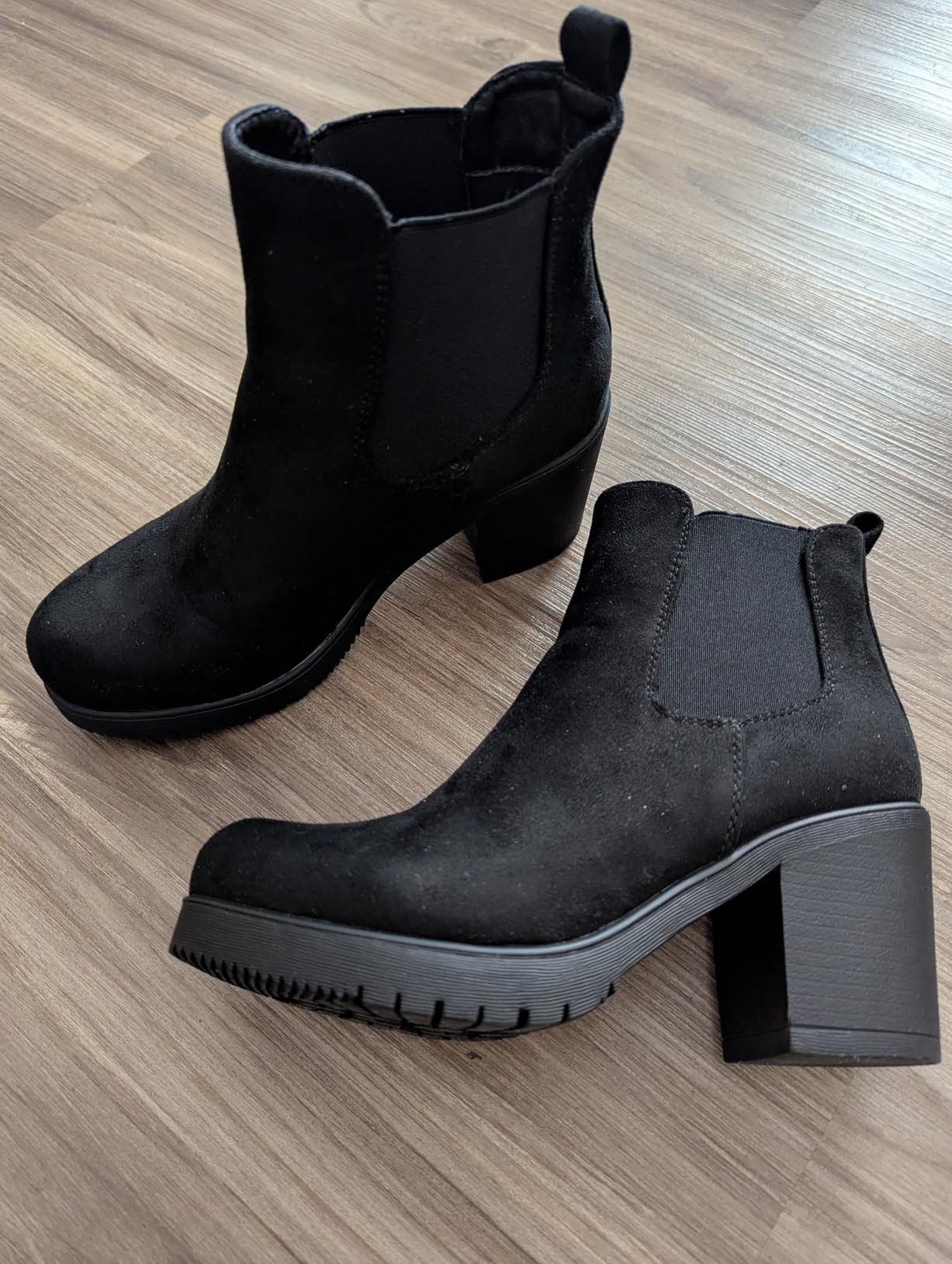 DREAM PAIRS Women's Chelsea Ankle Boots Fall Booties Shoes customer photo 2