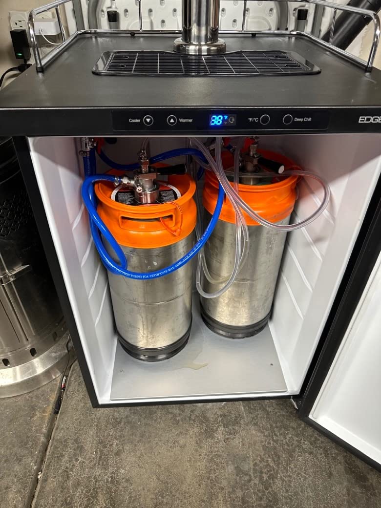 EdgeStar BR3002 24 Inch Wide Kegerator Conversion Refrigerator for Full Size Kegs with Deep Chill Mode - Black customer photo 1