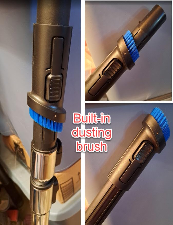 Eureka Whirlwind Bagless Canister Cleaner NEN110A Lightweight Corded Vacuum for Carpets and Hard Floors, Blue customer photo 2