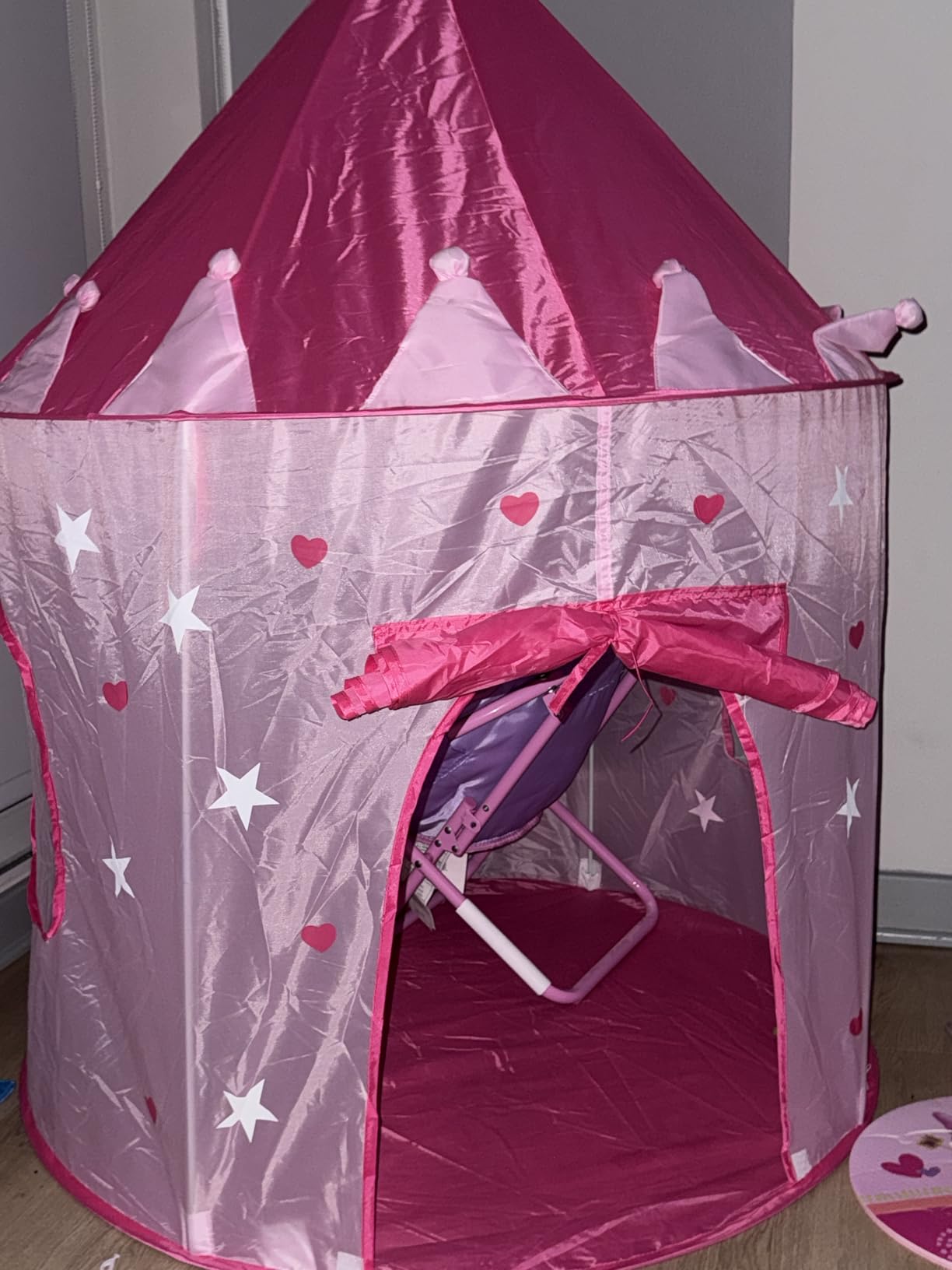 Play22 Kids Play Tent Knight Castle - Portable Pop Up Tent - Foldable into Carrying Bag - Childrens Play for Indoor & Outdoor Use - Playhouse for Boys & Girls customer photo 2