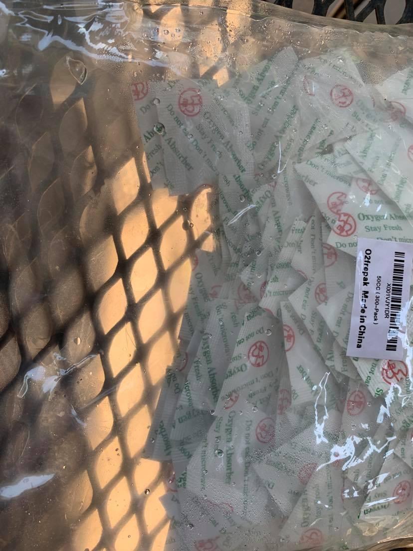 O2frepak 200CC(100Packets) Food Grade Oxygen Absorbers Packets Food Storage customer photo 1