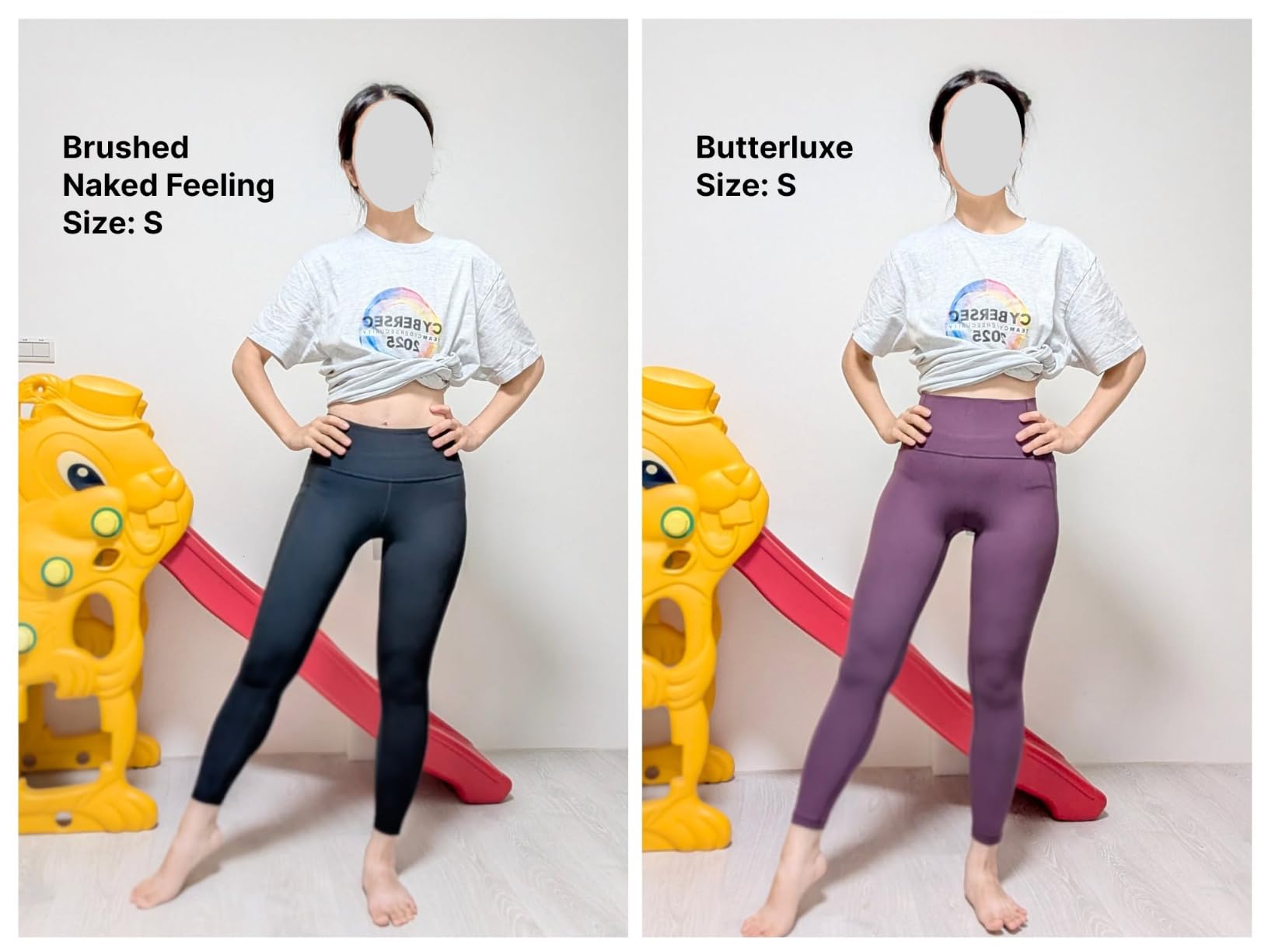CRZ YOGA Women's Naked Feeling Workout Leggings 25 Inches - High Waisted Yoga Pants with Side Pockets customer photo 1