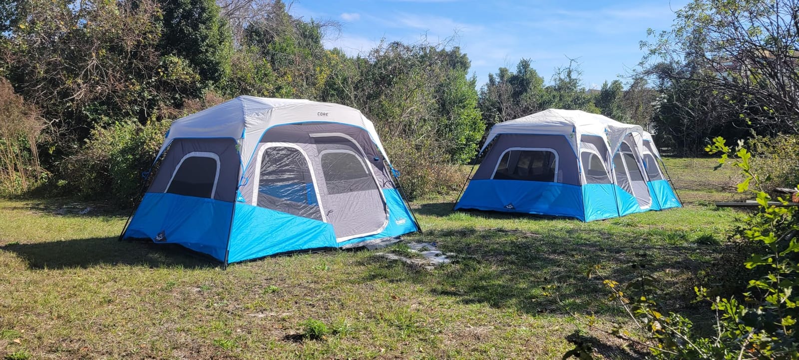 CORE Instant Cabin Tents with LED Lights | Family Multi Room Lighted Pop Up Tents for Camping | Included Storage Pockets for Camping Accessories customer photo 1