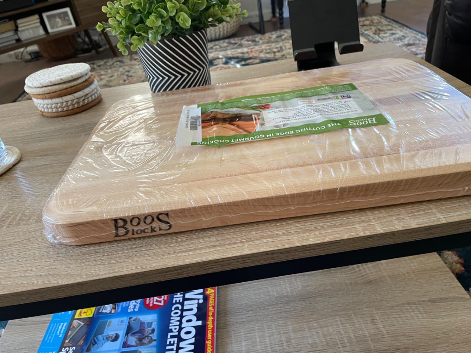 John Boos Chop-N-Slice Series, Maple Cutting Board w/Eased Corners, 1.25