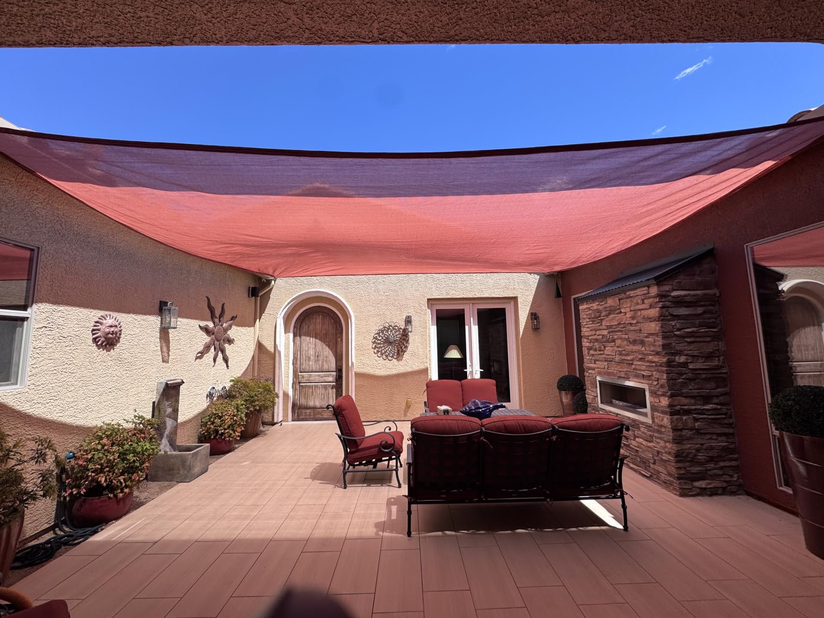 SUNNY GUARD 10' x 13' Rectangle Shade Sail 95% UV Block Outdoor Canopy customer photo 1