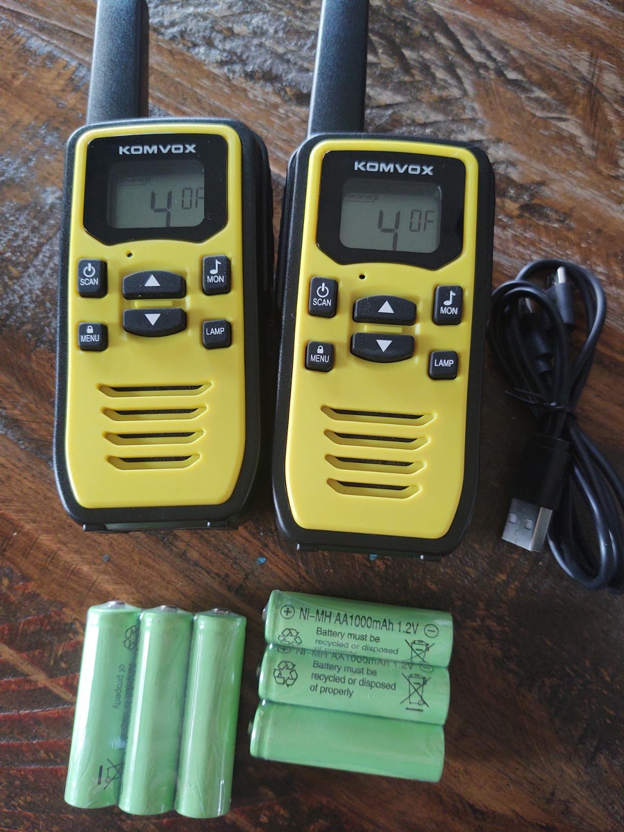 Rechargeable Walkie Talkies for Adults, Long Range Two Way Radios with NOAA Weather Alert, 36 Channels 2 Way Radio Type-C Charging VOX for Camping Hiking Hunting customer photo 1