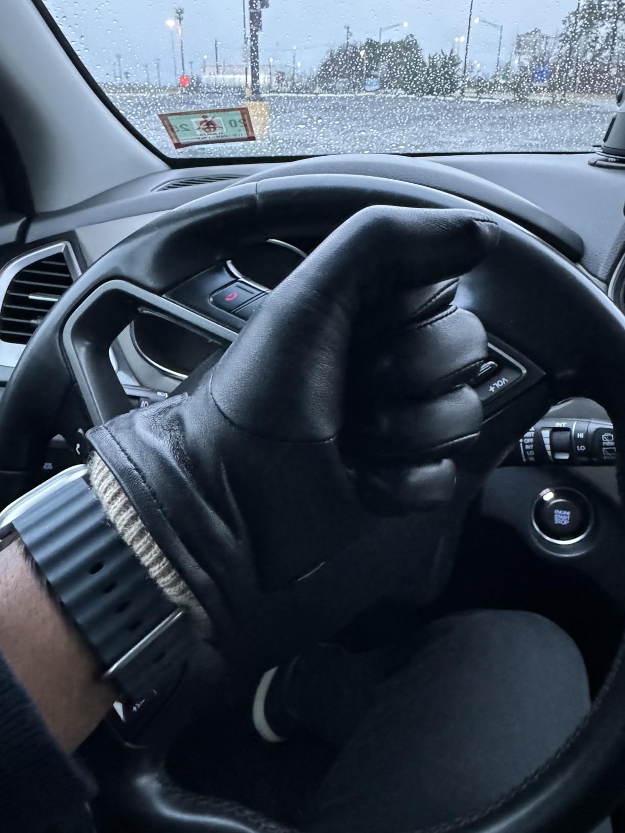 OZERO Winter Mens Gloves Genuine Nappa Leather Warm Wool Lining Touchscreen customer photo 2