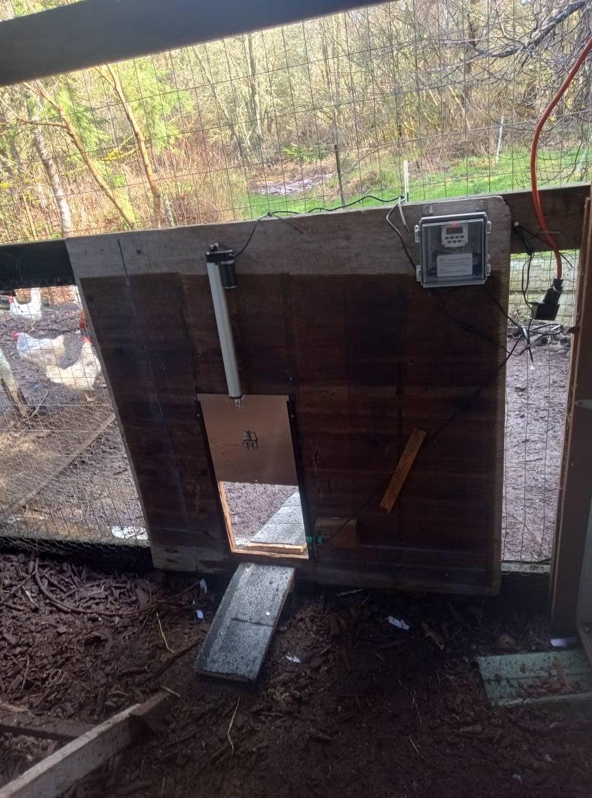 JVR Automatic Chicken Coop Door, Timer, Anti-Pinch, Aluminum Predator Proof customer photo 1