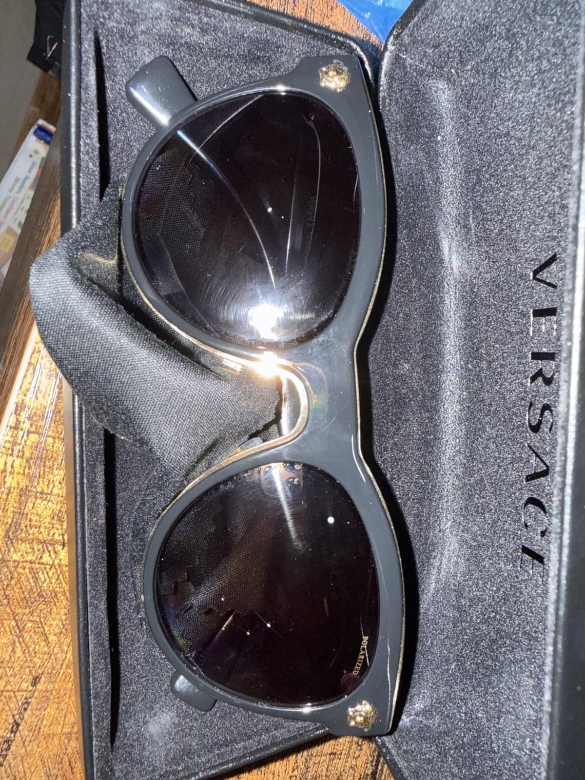 VERSACE VE2198 Phantos Shape Metal Sunglasses 54mm customer photo 1