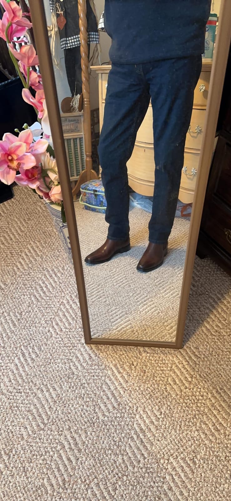 GIFENNSE Mens Chelsea Boots Leather Dress Boots for Men customer photo 1