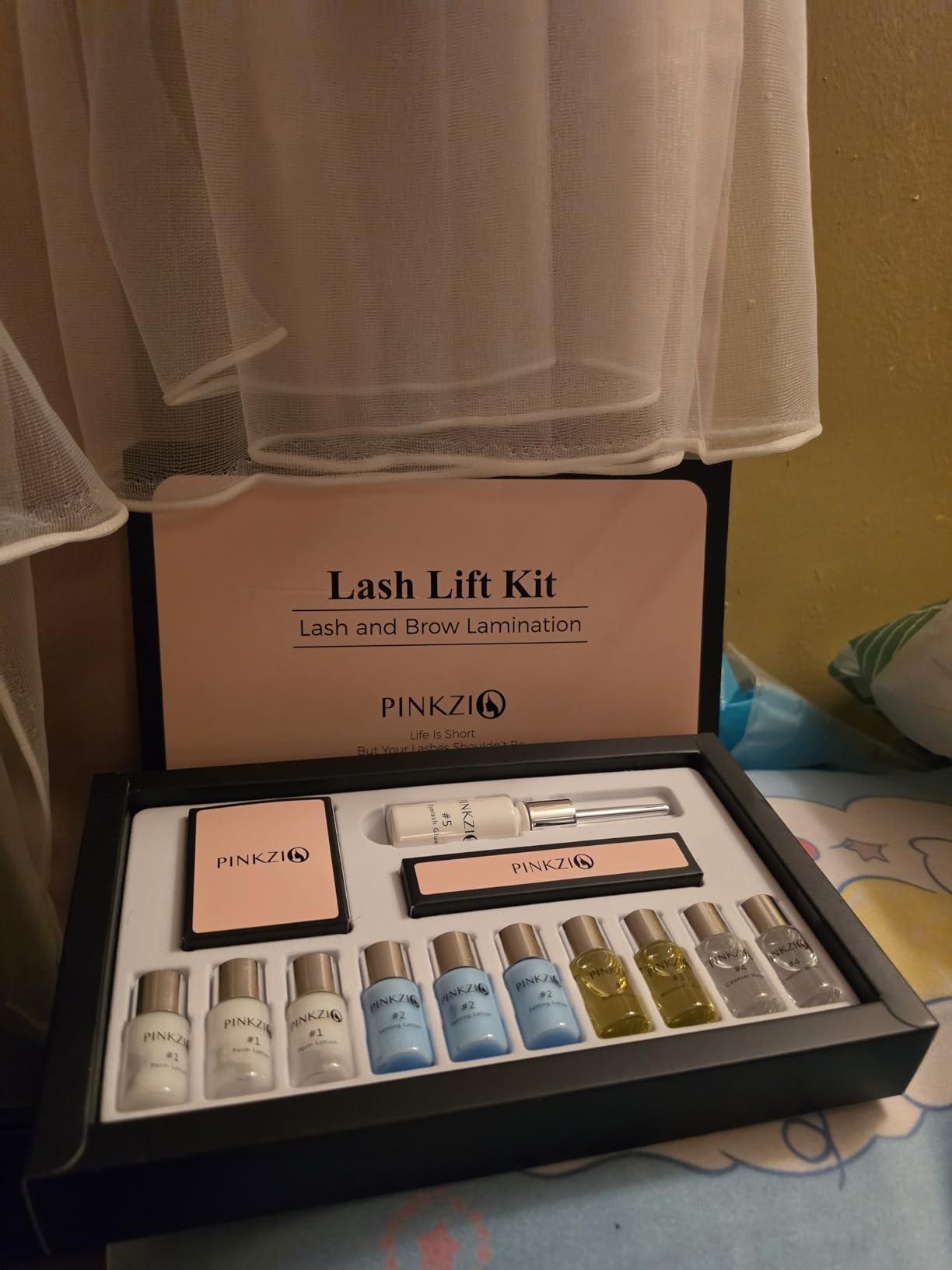 Lash Lift Kit Eyelash Perm Kit, Professional Eyelash Lash Curling, Semi-Permanent Curling Perming Suitable For Salon, Pink customer photo 1