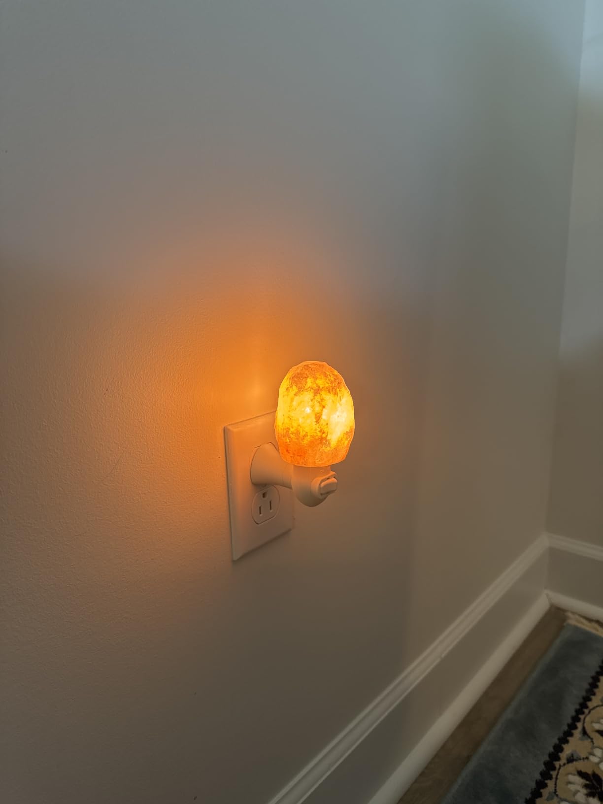 Pink Himalayan Salt Lamps - Hand Carved, Natural Night Lights for Bedrooms and Home Decor customer photo 2