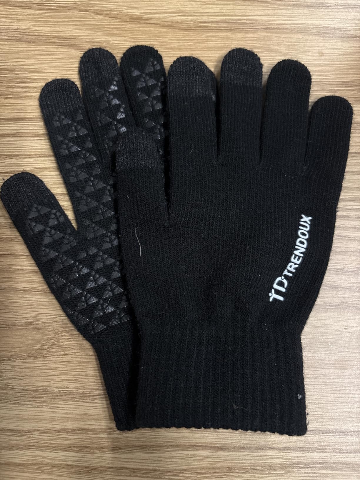 TRENDOUX Winter Gloves for Men Women - Upgraded Touch Screen Cold Weather Thermal Warm Knit Glove for Running Driving Hiking customer photo 1