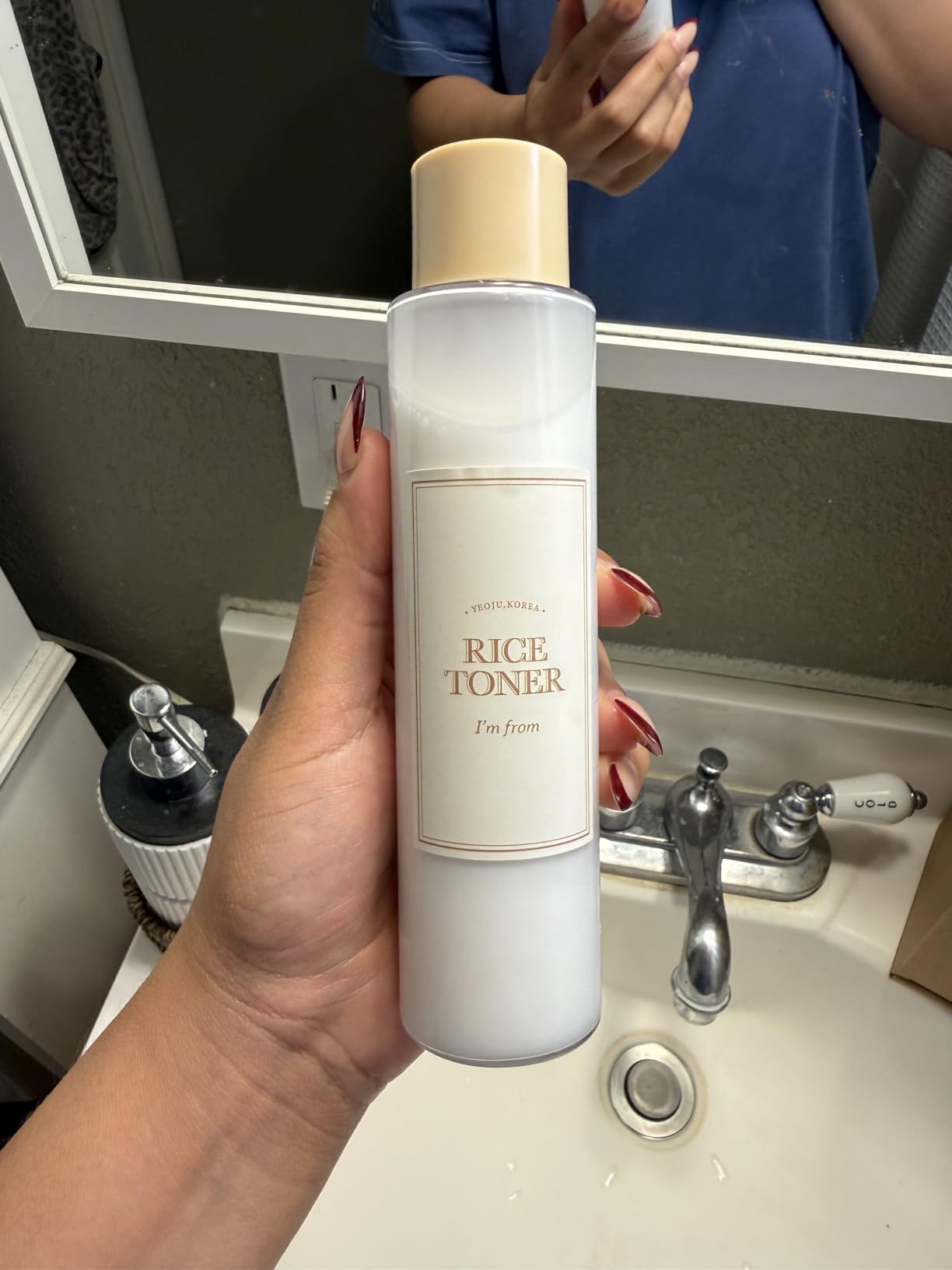I'm From Rice Toner, 77.78% Rice Extract from Korea, Glow Essence with Niacinamide, Hydrating for Dry Skin, Vegan, Alcohol Free, Fragrance Free, Peta Approved, K Beauty Toner, 5.07 Fl Oz customer photo 1