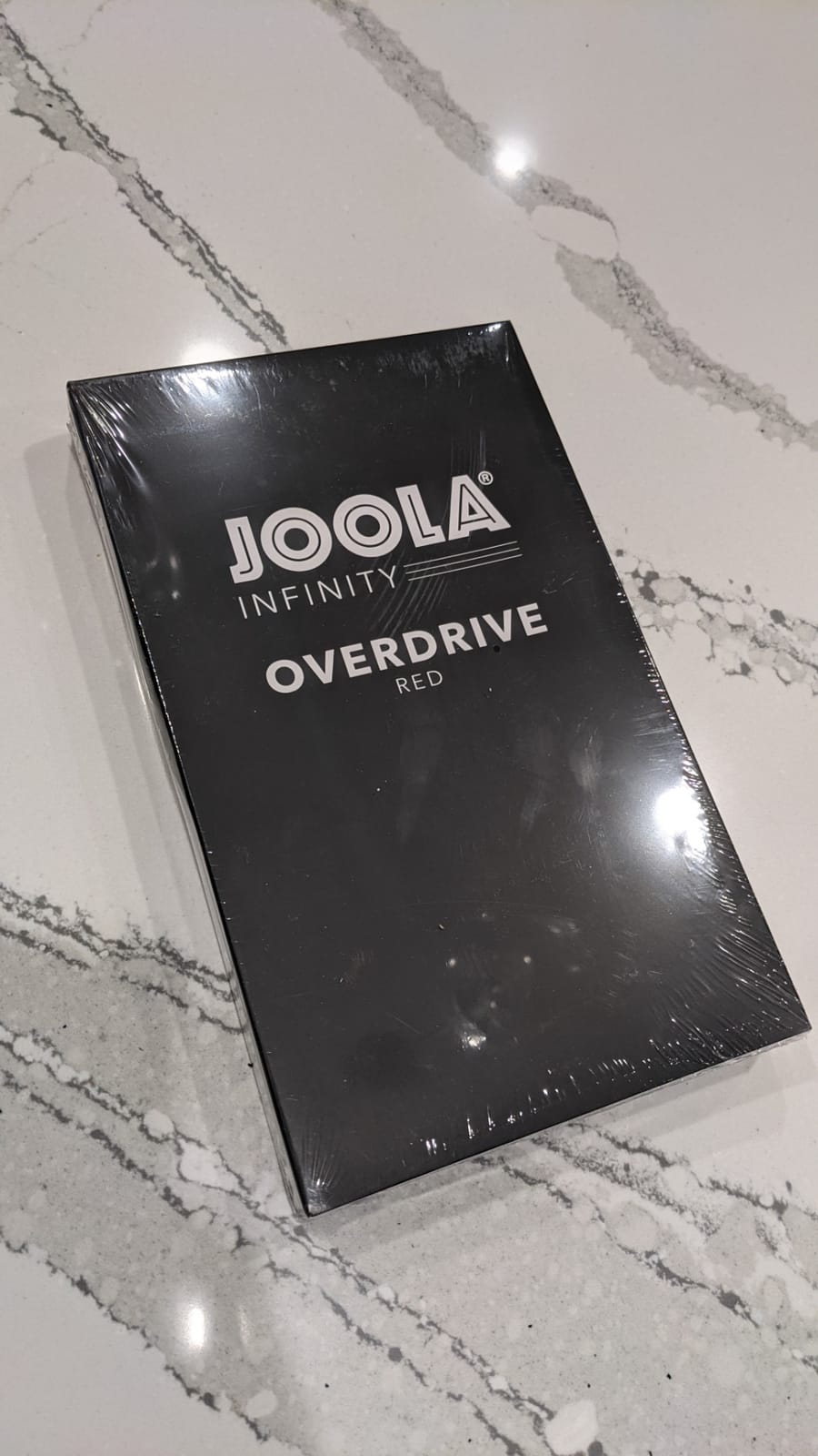 JOOLA Infinity Overdrive - Professional Performance Ping Pong Paddle with Carbon Technology - Black Rubber on Both Sides - Competition Table Tennis Racket for Advanced Training - Extreme Speed customer photo 2